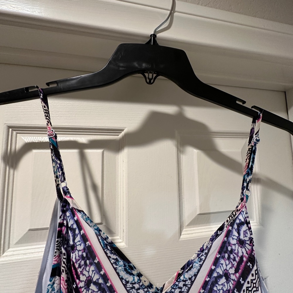 Express Blue Multi-Color Dress - Picture 4 of 4